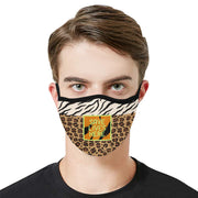 PMH Save Lives Here Face Mask Animal Print (2 Carbon Filters Included) - Place Money Here