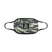 PMH Six Feet Back Face Mask Tiger Camo (2 Carbon Filters Included) - Place Money Here
