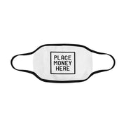 PMH Logo Face Mask White (2 Carbon Filters Included) - Place Money Here