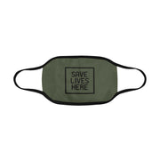 PMH Save Lives Here Face Mask Army Green (2 Carbon Filters Included)