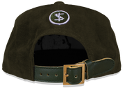 PMH SUEDE ARMY GREEN BANK CAP - Place Money Here