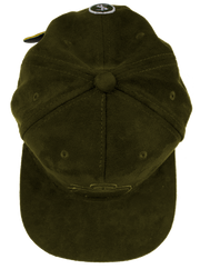 PMH SUEDE ARMY GREEN BANK CAP - Place Money Here
